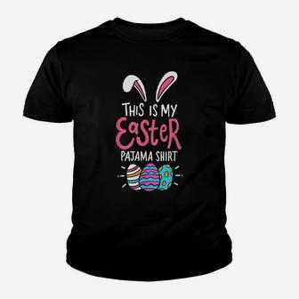 Cute Bunny Lover Gifts Men Women This Is My Easter Pajama Youth T-shirt | Crazezy CA