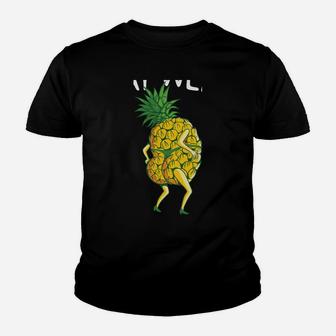 Cute Cat In A Pineapple Costume - Stay Weird Youth T-shirt | Crazezy