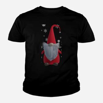 Cute Christmas Gnome Nordic Nisse Scandinavian Matching Sweatshirt Youth T-shirt | Crazezy
