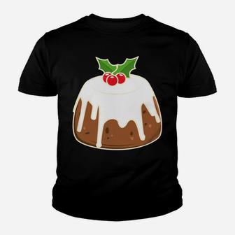 Cute Christmas Pudding Figgy Pudding Graphic Sweatshirt Youth T-shirt | Crazezy