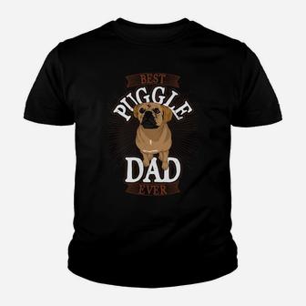 Cute Dog Animal Lover Best Puggle Dad Ever Pet Parent Puggle Youth T-shirt | Crazezy AU