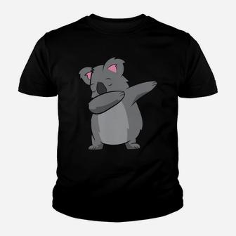 Cute Koala Bear Dabbing Koala Marsupial Australia Koala Dab Youth T-shirt | Crazezy
