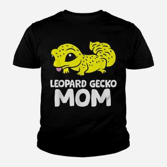 Cute Leopard Gecko Mom Reptile Gecko Animal Leopard Gecko Youth T-shirt | Crazezy UK
