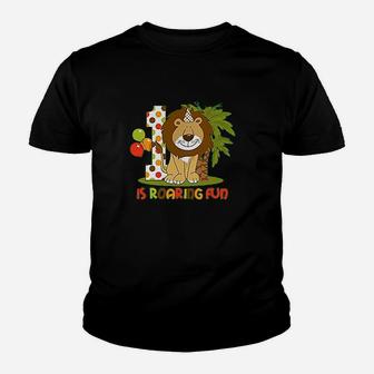 Cute Lion 1St Birthday Baby Youth T-shirt | Crazezy UK