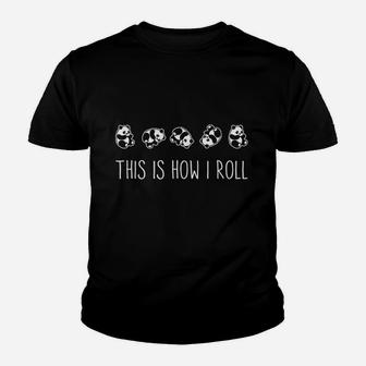 Cute Little Bear Panda This Is How I Roll Youth T-shirt | Crazezy CA
