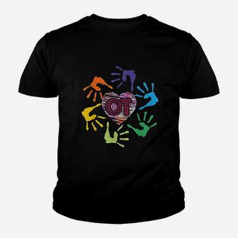 Cute Ot Hands Occupational Therapy Therapist Meaningful Gift Youth T-shirt | Crazezy UK