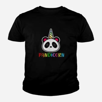 Cute Panda Unicorn Pandicorn Birthday Panda Youth T-shirt | Crazezy AU