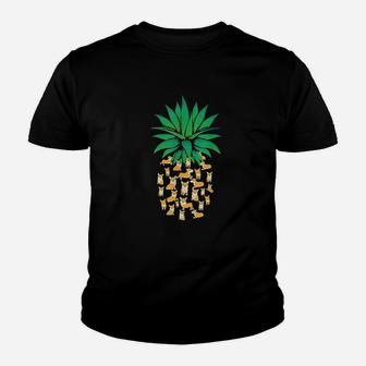 Cute Pembroke Welsh Corgi Dogs Pineapple Men Women Youth T-shirt | Crazezy CA