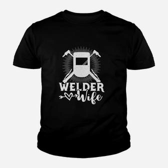Cute Welder Wife Youth T-shirt | Crazezy UK