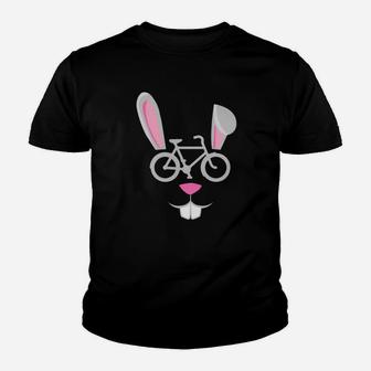 Cycling Bunny Easter Bicycle Costume Funny Cyclis Youth T-shirt - Thegiftio UK