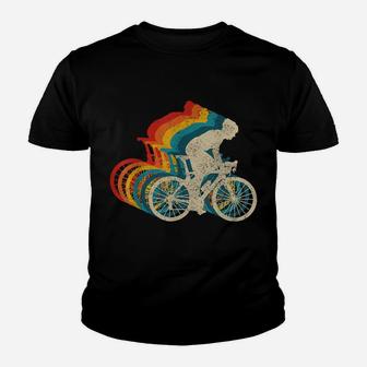Cycling Vintage Retro Road Bike Racing Cyclist Gift Youth T-shirt | Crazezy UK