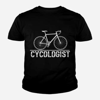 Cycologist Bike Cycling T-Shirt Bicycle Cyclist Christmas Youth T-shirt | Crazezy