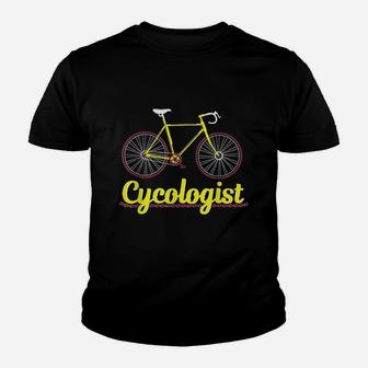 Cycologist Racing Bike Cycling Is Addictive Youth T-shirt | Crazezy
