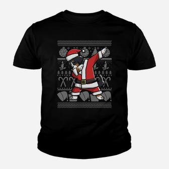 Dabbing Bernese Mountain Dog Dab Dance Christmas Gift Sweatshirt Youth T-shirt | Crazezy