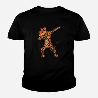 Dabbing Leopard Dab Dance Lover Youth T-shirt | Crazezy AU