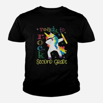 Dabbing Ready To Rock 2Nd Grade Unicorn Youth T-shirt | Crazezy UK
