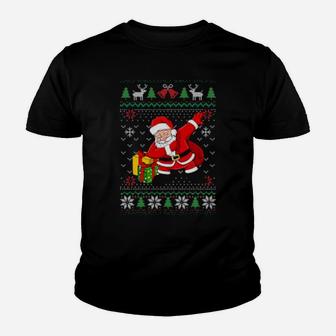 Dabbing Santa With Gifts Youth T-shirt - Monsterry CA