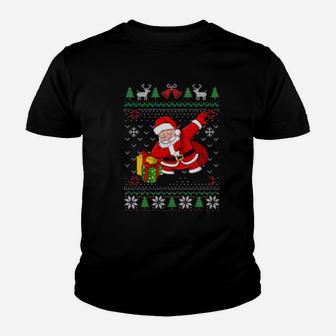 Dabbing Santa With Gifts Youth T-shirt - Monsterry AU