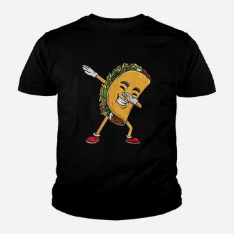 Dabbing Taco Cinco De Mayo Youth T-shirt | Crazezy