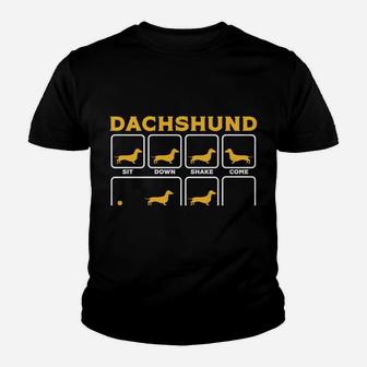 Dachshund Shirt For Women Men Funny Mom Dad Gift Dog Lover Sweatshirt Youth T-shirt | Crazezy DE