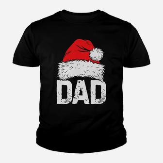 Dad Santa Christmas Family Matching Pajamas Papa Xmas Gifts Youth T-shirt | Crazezy DE