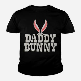 Daddy Bunny |Funny Saying & Cute Family Matching Easter Gift Youth T-shirt | Crazezy