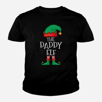 Daddy Elf Family Christmas Daddy Dad Father Elf Sweater Men Youth T-shirt | Crazezy AU