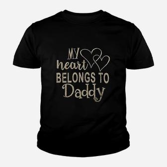Daddy Little Princess Baby Girl C Youth T-shirt | Crazezy CA