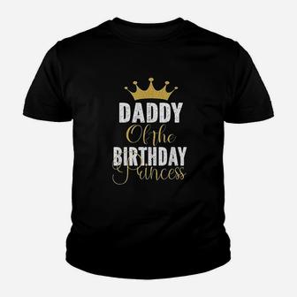 Daddy Of The Birthday Princess Youth T-shirt | Crazezy