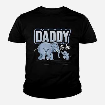 Daddy To Be Elephant Youth T-shirt | Crazezy
