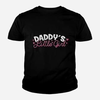 Daddys Little Girl Youth T-shirt | Crazezy UK