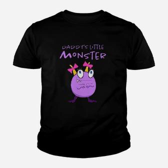 Daddys Little Monster Youth T-shirt | Crazezy UK