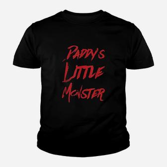 Daddys Little Monster Youth T-shirt | Crazezy