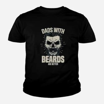 Dads With Beards Are Better Youth T-shirt | Crazezy DE