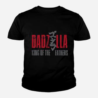 Dadzilla Greatest Dads Fathers Day Youth T-shirt | Crazezy AU
