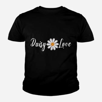 "Daisy Love" Adorable White Daisy Flower Lover Youth T-shirt | Crazezy AU