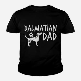 Dalmatian Dad Cute Dog Puppy Pet Animal Lover Gift Youth T-shirt | Crazezy