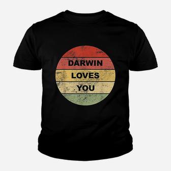 Darwin Loves You Youth T-shirt | Crazezy