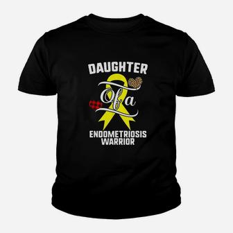 Daughter Of A Endometriosis Warrior Youth T-shirt | Crazezy