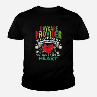 Daycare Provider Gift Cute Appreciation Childcare Teacher Youth T-shirt | Crazezy CA
