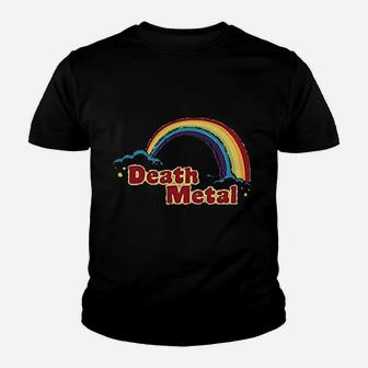 Death Metal Retro Rainbow 70S 80S Sarcastic Youth T-shirt | Crazezy