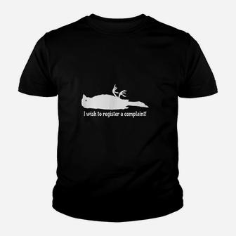 Deceased Dead Parrot Funny Comedy Complaint Youth T-shirt | Crazezy CA