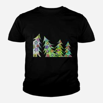 Decorated Xmas Trees Youth T-shirt - Monsterry CA