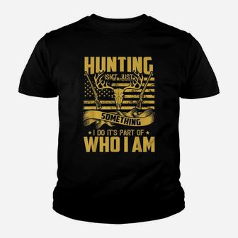 Deer Elk Buck Hunting Hunter Dad Gift Youth T-shirt | Crazezy DE