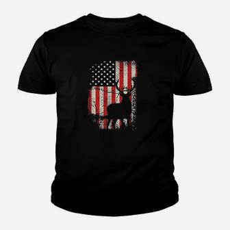 Deer Hunting Flag Youth T-shirt | Crazezy CA