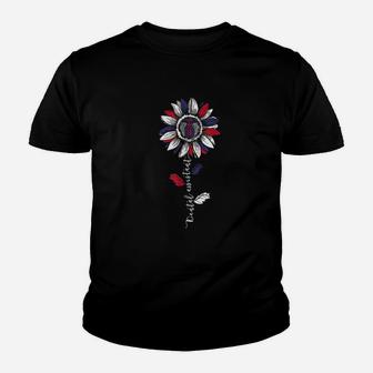 Dental Assistant Sunflower American Flag 4Th Of July Youth T-shirt | Crazezy UK