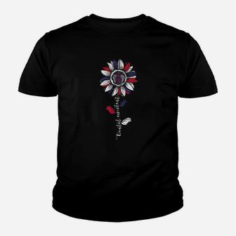 Dental Assistant Sunflower American Flag 4Th Of July Youth T-shirt | Crazezy AU