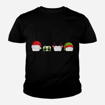 Dentist Christmas, Funny Tooth Dental Gift With Xmas Hats Sweatshirt Youth T-shirt | Crazezy AU