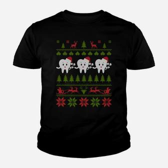 Dentist Ugly Christmas Sweatshirt Xmas Costume Youth T-shirt | Crazezy UK