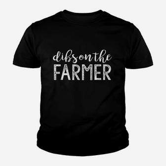Dibs On The Farmer Youth T-shirt | Crazezy UK